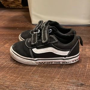 Toddler Vans Size 9. Worn! Sold as pictured.Great shoes with a lot of life left!